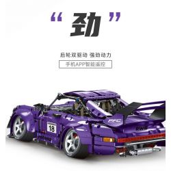 EXTRAORDINARY F10003 10003 non  CƠN BÃO TÍM 993 tỷ lệ 1:10 bộ đồ chơi xếp lắp ráp ghép mô hình  PURPLE STORM ROTANA Kỹ Thuật Công Nghệ Cao Mô Hình Phương Tiện 2088 khối
