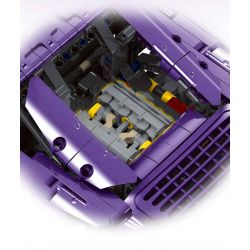 EXTRAORDINARY F10003 10003 non  CƠN BÃO TÍM 993 tỷ lệ 1:10 bộ đồ chơi xếp lắp ráp ghép mô hình  PURPLE STORM ROTANA Kỹ Thuật Công Nghệ Cao Mô Hình Phương Tiện 2088 khối