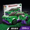 WOMA C0323 0323 non  XE THỂ THAO JAGUAR I-PACE-CHEETAH HULK bộ đồ chơi xếp lắp ráp ghép mô hình Racers SUPER THUNDERING Đua Tốc Độ 284 khối