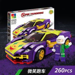 WOMA C0319 0319 non  MCLAREN MP4-JOKER bộ đồ chơi xếp lắp ráp ghép mô hình Racers SUPER THUNDERING Đua Tốc Độ 260 khối