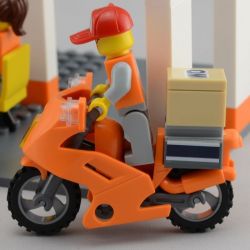 QMAN ENLIGHTEN KEEPPLEY 1119 non  Ô TÔ CHUYỂN PHÁT NHANH bộ đồ chơi xếp lắp ráp ghép mô hình City ENLIGHTEN EXPRESS Thành Phố 337 khối