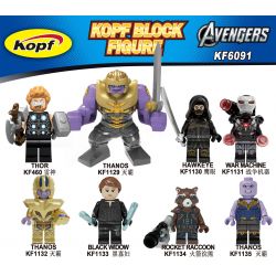 KOPF KF6091 6091 KF460 KF463 KF464 KF465 KF461 KF462 KF466 KF467 non  HÀNG TRĂM NGƯỜI 8 LIÊN MINH AVENGERS bộ đồ chơi xếp lắp ráp ghép mô hình The Avengers
