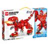 LEIBA 10073 non  ÁO GIÁP CƠ KHÍ TYRANNOSAURUS REX bộ đồ chơi xếp lắp ráp ghép mô hình  MORPHING JAEGER Kỹ Thuật Công Nghệ Cao Mô Hình Phương Tiện 499 khối