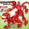 LEIBA 10073 non  ÁO GIÁP CƠ KHÍ TYRANNOSAURUS REX bộ đồ chơi xếp lắp ráp ghép mô hình  MORPHING JAEGER Kỹ Thuật Công Nghệ Cao Mô Hình Phương Tiện 499 khối