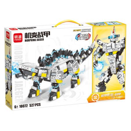 LEIBA 10072 non  ÁO GIÁP CƠ KHÍ RỒNG LƯNG KIẾM bộ đồ chơi xếp lắp ráp ghép mô hình  MORPHING JAEGER Kỹ Thuật Công Nghệ Cao Mô Hình Phương Tiện 527 khối