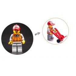 QMAN ENLIGHTEN KEEPPLEY 1119 non  Ô TÔ CHUYỂN PHÁT NHANH bộ đồ chơi xếp lắp ráp ghép mô hình City ENLIGHTEN EXPRESS Thành Phố 337 khối