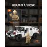 DOUBLEE CADA C55022 55022 non  XE HUMMER OFF-ROAD 1:24 tỷ lệ 1:24 bộ đồ chơi xếp lắp ráp ghép mô hình Racers HUMVEE Đua Tốc Độ 328 khối