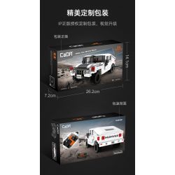 DOUBLEE CADA C55022 55022 non  XE HUMMER OFF-ROAD 1:24 tỷ lệ 1:24 bộ đồ chơi xếp lắp ráp ghép mô hình Racers HUMVEE Đua Tốc Độ 328 khối