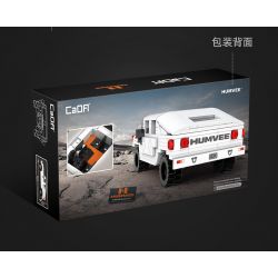DOUBLEE CADA C55022 55022 non  XE HUMMER OFF-ROAD 1:24 tỷ lệ 1:24 bộ đồ chơi xếp lắp ráp ghép mô hình Racers HUMVEE Đua Tốc Độ 328 khối