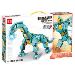 LEIBA 10071 non  ÁO GIÁP CƠ KHÍ RỒNG SẤM bộ đồ chơi xếp lắp ráp ghép mô hình  MORPHING JAEGER Kỹ Thuật Công Nghệ Cao Mô Hình Phương Tiện 502 khối