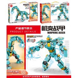 LEIBA 10071 non  ÁO GIÁP CƠ KHÍ RỒNG SẤM bộ đồ chơi xếp lắp ráp ghép mô hình  MORPHING JAEGER Kỹ Thuật Công Nghệ Cao Mô Hình Phương Tiện 502 khối