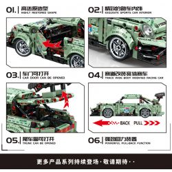 LEIBAO 8201 non  921 VỘI VÀNG tỷ lệ 1:24 bộ đồ chơi xếp lắp ráp ghép mô hình  TECHNOLOGY CREATE Kỹ Thuật Công Nghệ Cao Mô Hình Phương Tiện 612 khối