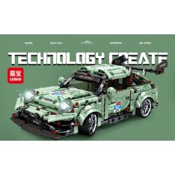 LEIBAO 8201 non  921 VỘI VÀNG tỷ lệ 1:24 bộ đồ chơi xếp lắp ráp ghép mô hình  TECHNOLOGY CREATE Kỹ Thuật Công Nghệ Cao Mô Hình Phương Tiện 612 khối