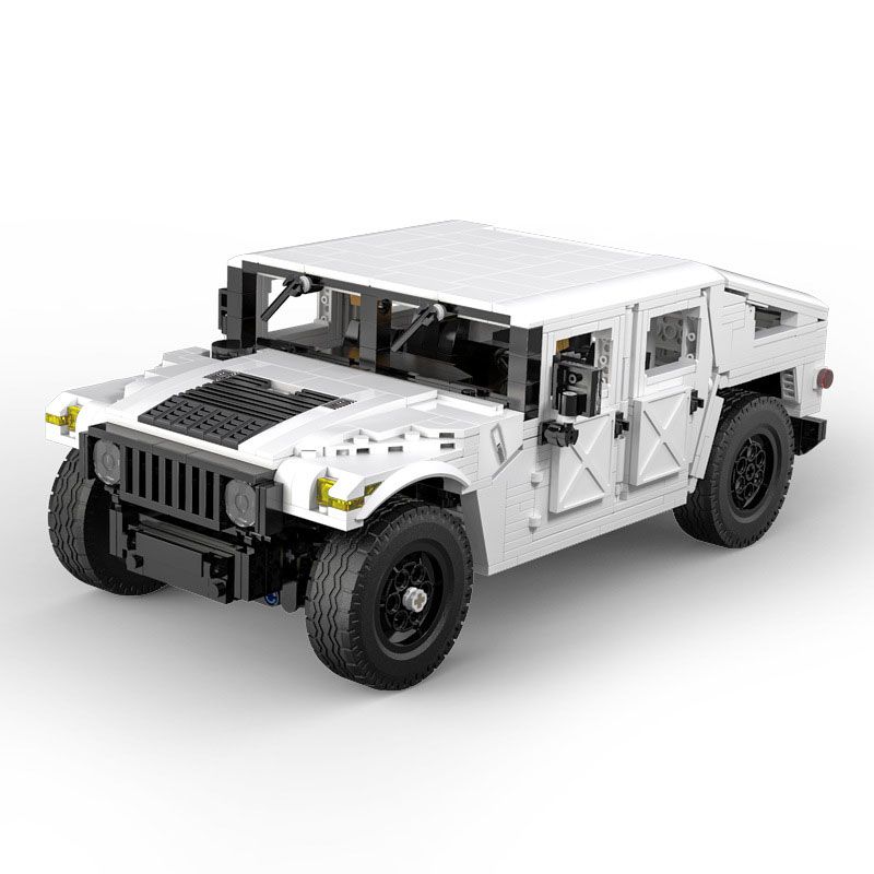 DOUBLEE CADA C61027 61027 non  XE HUMMER OFF-ROAD 1:12 tỷ lệ 1:12 bộ đồ chơi xếp lắp ráp ghép mô hình Racers HUMVEE Đua Tốc Độ 1380 khối