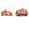 QMAN ENLIGHTEN KEEPPLEY 1119 non  Ô TÔ CHUYỂN PHÁT NHANH bộ đồ chơi xếp lắp ráp ghép mô hình City ENLIGHTEN EXPRESS Thành Phố 337 khối