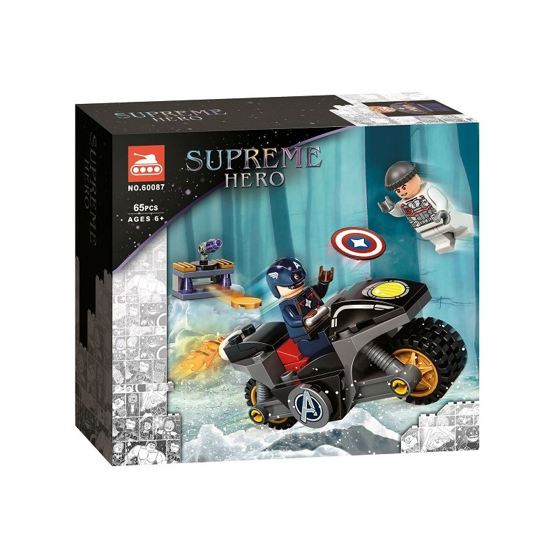 NOT  CAPTAIN AMERICA AND HYDRA FACE-OFF 76189 TANK 60087 xếp lắp ráp ghép mô hình CUỘC ĐỐI ĐẦU GIỮA CAPTAIN AMERICA VÀ HYDRA VS Marvel Super Heroes Siêu Anh Hùng Marvel 49 khối