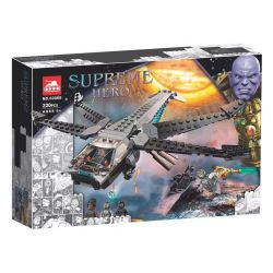 NOT  BLACK PANTHER DRAGON FLYER 76186 TANK 60088 xếp lắp ráp ghép mô hình BLACK PANTHER DRAGON FLYER TỜ BÁO RỒNG ĐEN MÁY BAY SHENLONG Marvel Super Heroes Siêu Anh Hùng Marvel 202 khối