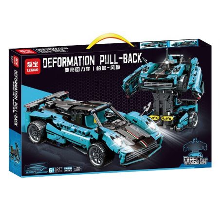 LEIBA 8297 non  THẦN GIÓ PAGA KÉO XE LẠI bộ đồ chơi xếp lắp ráp ghép mô hình  Kỹ Thuật Công Nghệ Cao Mô Hình Phương Tiện 523 khối