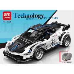 LEIBAO 8228 non  KÉO LÙI CÔNG NGHỆ ĐIÊN CUỒNG ĐUA ĐEN tỷ lệ 1:22 bộ đồ chơi xếp lắp ráp ghép mô hình  Kỹ Thuật Công Nghệ Cao Mô Hình Phương Tiện 339 khối