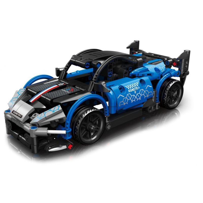 LEIBAO 8227 non  CÔNG NGHỆ ĐUA XE JAI ALAI RACING BLUE tỷ lệ 1:22 bộ đồ chơi xếp lắp ráp ghép mô hình  Kỹ Thuật Công Nghệ Cao Mô Hình Phương Tiện 337 khối