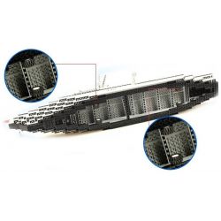 AUSINI 22110 QMAN ENLIGHTEN KEEPPLEY 112 non  TÀU CHIẾN SÂN BAY bộ đồ chơi xếp lắp ráp ghép mô hình Military Army COMBATZONES WARSHIP Quân Sự Bộ Đội 970 khối