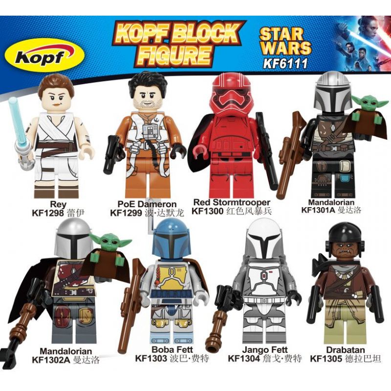 KOPF KF6111 6111 KF1298 1298 KF1299 1299 KF1300 1300 KF1301 1301 KF1302 1302 KF1303 1303 KF1304 1304 KF1305 1305 non  HÀNG TRĂM NGƯỜI 8 CHIẾN TRANH GIỮA CÁC VÌ SAO bộ đồ chơi xếp lắp ráp ghép mô hình Star Wars