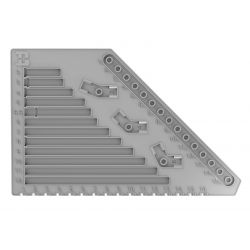 HAPPY BUILD SHINEYU XINYU YC-25001 25001 YC25001 non  BẢNG ĐO KÍCH THƯỚC tỷ lệ 1:1 bộ đồ chơi xếp lắp ráp ghép mô hình Gear Đồ Lắp Ghép