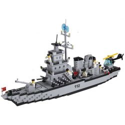 AUSINI 22110 QMAN ENLIGHTEN KEEPPLEY 112 non  TÀU CHIẾN SÂN BAY bộ đồ chơi xếp lắp ráp ghép mô hình Military Army COMBATZONES WARSHIP Quân Sự Bộ Đội 970 khối