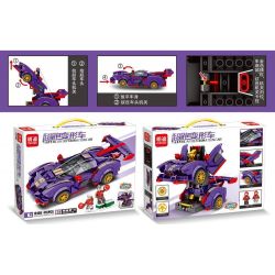 MINGDI LEIBAO 10100 non  XE BIẾN HÌNH SIÊU VA CHẠM ASURA IE bộ đồ chơi xếp lắp ráp ghép mô hình Racers Đua Tốc Độ 416 khối