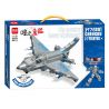 MINGDI LEIBAO K0308 0308 non  VŨ KHÍ QUAN TRỌNG NHẤT CỦA ĐẤT NƯỚC TIÊM KÍCH J-7 bộ đồ chơi xếp lắp ráp ghép mô hình National Weapon CHENGDU J-7 FIGHTER Vũ Khí Quốc Gia 444 khối