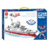 MINGDI LEIBAO K0307 0307 non  VŨ KHÍ QUAN TRỌNG NHẤT CỦA ĐẤT NƯỚC TÀU CHIẾN KHINH HẠM bộ đồ chơi xếp lắp ráp ghép mô hình National Weapon 054B TYPE FIGHTER Vũ Khí Quốc Gia 416 khối