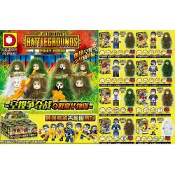 DUO LE PIN DLP9087 9087 non  JEDI SURVIVAL EXIMULUS ĐẾN 8 bộ đồ chơi xếp lắp ráp ghép mô hình Pubg Battlegrounds Bắn Súng