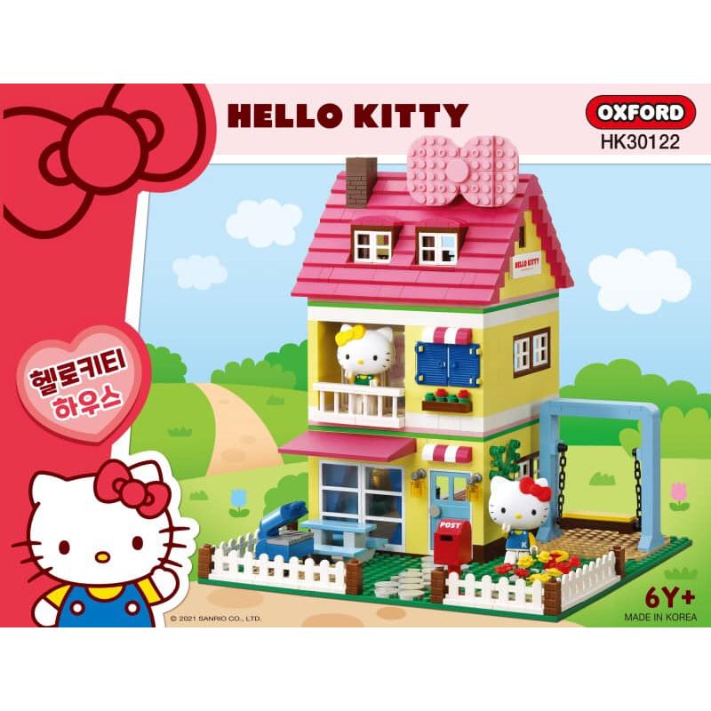 OXFORD HK30122 30122 non  XIN CHÀO MÈO CON bộ đồ chơi xếp lắp ráp ghép mô hình Hello Kitty