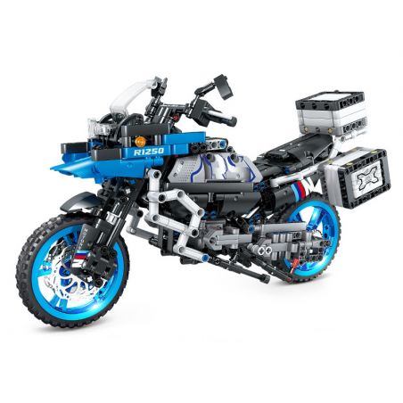 GBL KY1055 1055 non  CHIM NƯỚC XANH R1250 bộ đồ chơi xếp lắp ráp ghép mô hình  BMW R1250 Kỹ Thuật Công Nghệ Cao Mô Hình Phương Tiện 857 khối