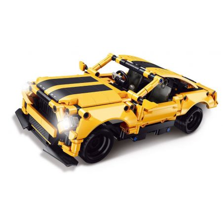 SHENZHEN RAEL ENTERTAINMENT 50032-8 non  XE KÉO SHELBY MUSTANG GT500 bộ đồ chơi xếp lắp ráp ghép mô hình  Kỹ Thuật Công Nghệ Cao Mô Hình Phương Tiện 412 khối