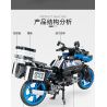 GBL KY1055 1055 non  CHIM NƯỚC XANH R1250 bộ đồ chơi xếp lắp ráp ghép mô hình  BMW R1250 Kỹ Thuật Công Nghệ Cao Mô Hình Phương Tiện 857 khối