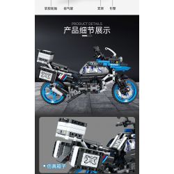 GBL KY1055 1055 non  CHIM NƯỚC XANH R1250 bộ đồ chơi xếp lắp ráp ghép mô hình  BMW R1250 Kỹ Thuật Công Nghệ Cao Mô Hình Phương Tiện 857 khối