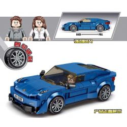 LEYI 31027 non  PORSCHE PALMERA. bộ đồ chơi xếp lắp ráp ghép mô hình Racing RACING PORSCHE PANAMERA Cuộc Đua 301 khối