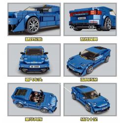 LEYI 31027 non  PORSCHE PALMERA. bộ đồ chơi xếp lắp ráp ghép mô hình Racing RACING PORSCHE PANAMERA Cuộc Đua 301 khối