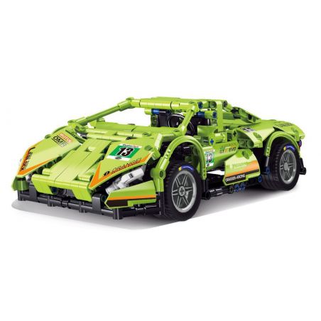 SHENZHEN RAEL ENTERTAINMENT 50032-6 non  KÉO LÙI XE LAMBORGHINI bộ đồ chơi xếp lắp ráp ghép mô hình  Kỹ Thuật Công Nghệ Cao Mô Hình Phương Tiện 489 khối