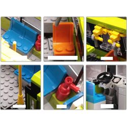 QMAN ENLIGHTEN KEEPPLEY 1121 non  XE BUÝT THÀNH PHỐ bộ đồ chơi xếp lắp ráp ghép mô hình City CITY BUSES 418 khối