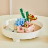 PANTASY 15100 non  VƯỜN MỌNG NƯỚC bộ đồ chơi xếp lắp ráp ghép mô hình Flowers SUCCULENT GARDEN SOMETHING BLUE Hoa