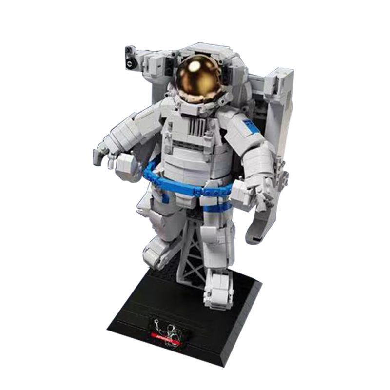 QIZHILE 90022 non  PHI HÀNH GIA bộ đồ chơi xếp lắp ráp ghép mô hình Creator Expert HARDCORE MANUFACT SPACE EXPLORING ASTRONAUT Chuyên Gia Sáng Tạo 1515 khối