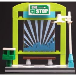 QMAN ENLIGHTEN KEEPPLEY 1121 non  XE BUÝT THÀNH PHỐ bộ đồ chơi xếp lắp ráp ghép mô hình City CITY BUSES 418 khối