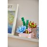 PANTASY 15100 non  VƯỜN MỌNG NƯỚC bộ đồ chơi xếp lắp ráp ghép mô hình Flowers SUCCULENT GARDEN SOMETHING BLUE Hoa