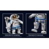 QIZHILE 90022 non  PHI HÀNH GIA bộ đồ chơi xếp lắp ráp ghép mô hình Creator Expert HARDCORE MANUFACT SPACE EXPLORING ASTRONAUT Chuyên Gia Sáng Tạo 1515 khối