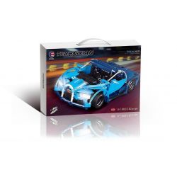 SHENZHEN RAEL ENTERTAINMENT 50032-3 non  BUGATTI LÙI XE bộ đồ chơi xếp lắp ráp ghép mô hình  Kỹ Thuật Công Nghệ Cao Mô Hình Phương Tiện 452 khối
