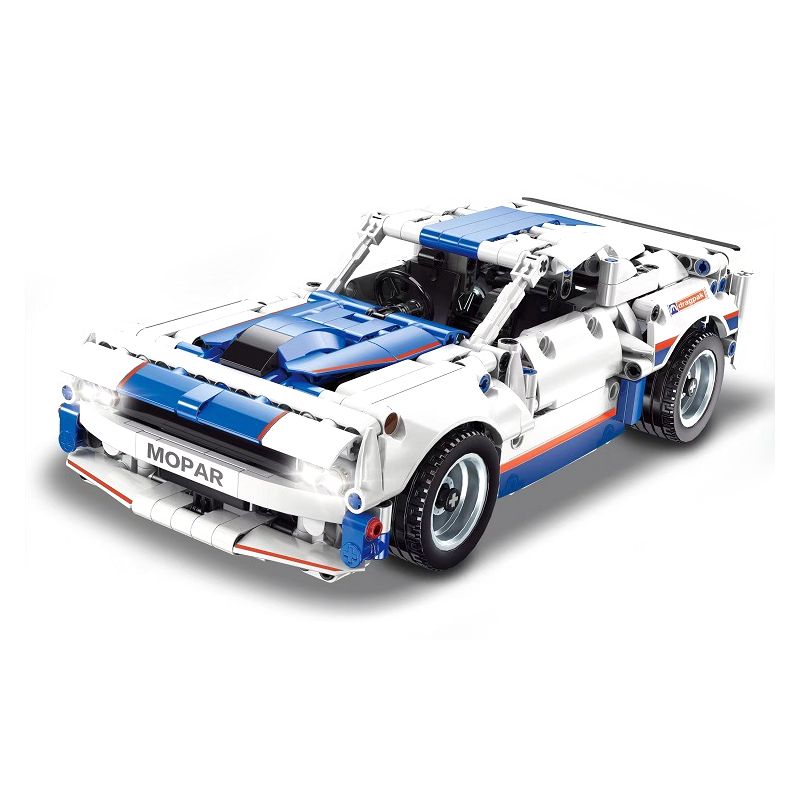 YIMU YM-107 non  XE LÙI PORSCHE 919 bộ đồ chơi xếp lắp ráp ghép mô hình  DODGE CHALLENGER Kỹ Thuật Công Nghệ Cao Mô Hình Phương Tiện 544 khối