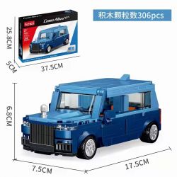 ACHKO 50033 non  XE HIỆU ROLLS ROYCE bộ đồ chơi xếp lắp ráp ghép mô hình Racers COME ALIVE Đua Tốc Độ 306 khối