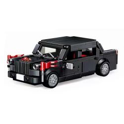 ACHKO 50032 non  XE KHÁCH BANG HONGQI bộ đồ chơi xếp lắp ráp ghép mô hình Racers COME ALIVE Đua Tốc Độ 339 khối